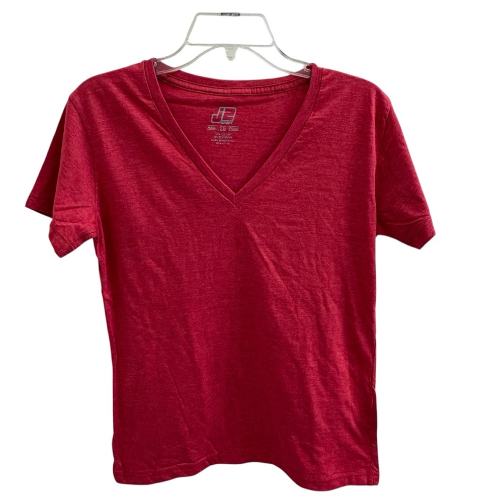 Youth Lot of 12 Red V-Neck Unisex Tee